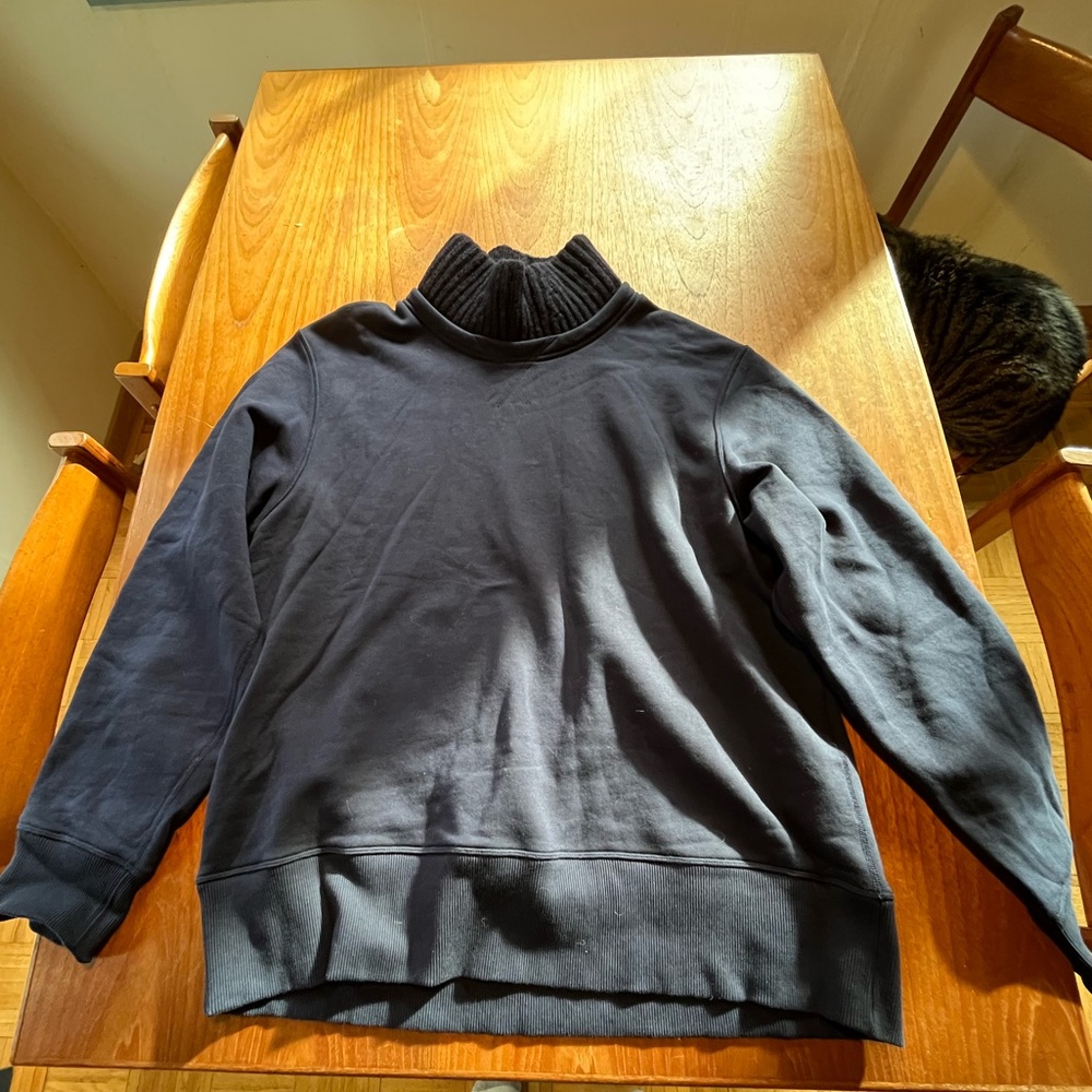 Acne Studios sweatshirt with wool turtleneck